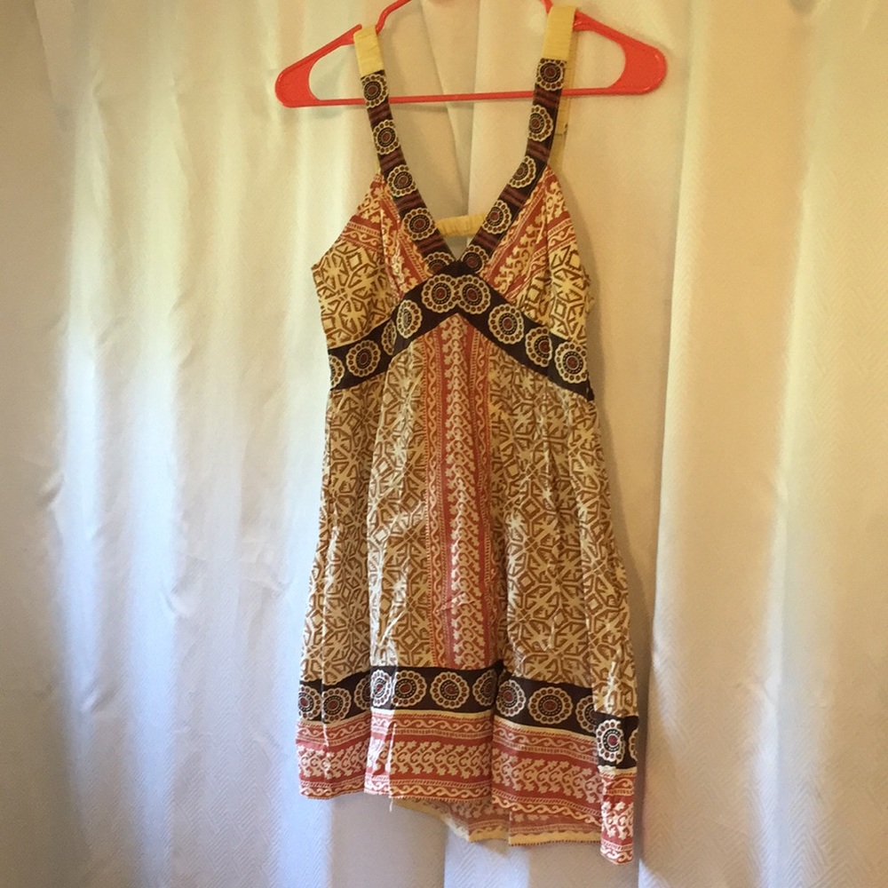 Boho Dress: with decorative strap on back
